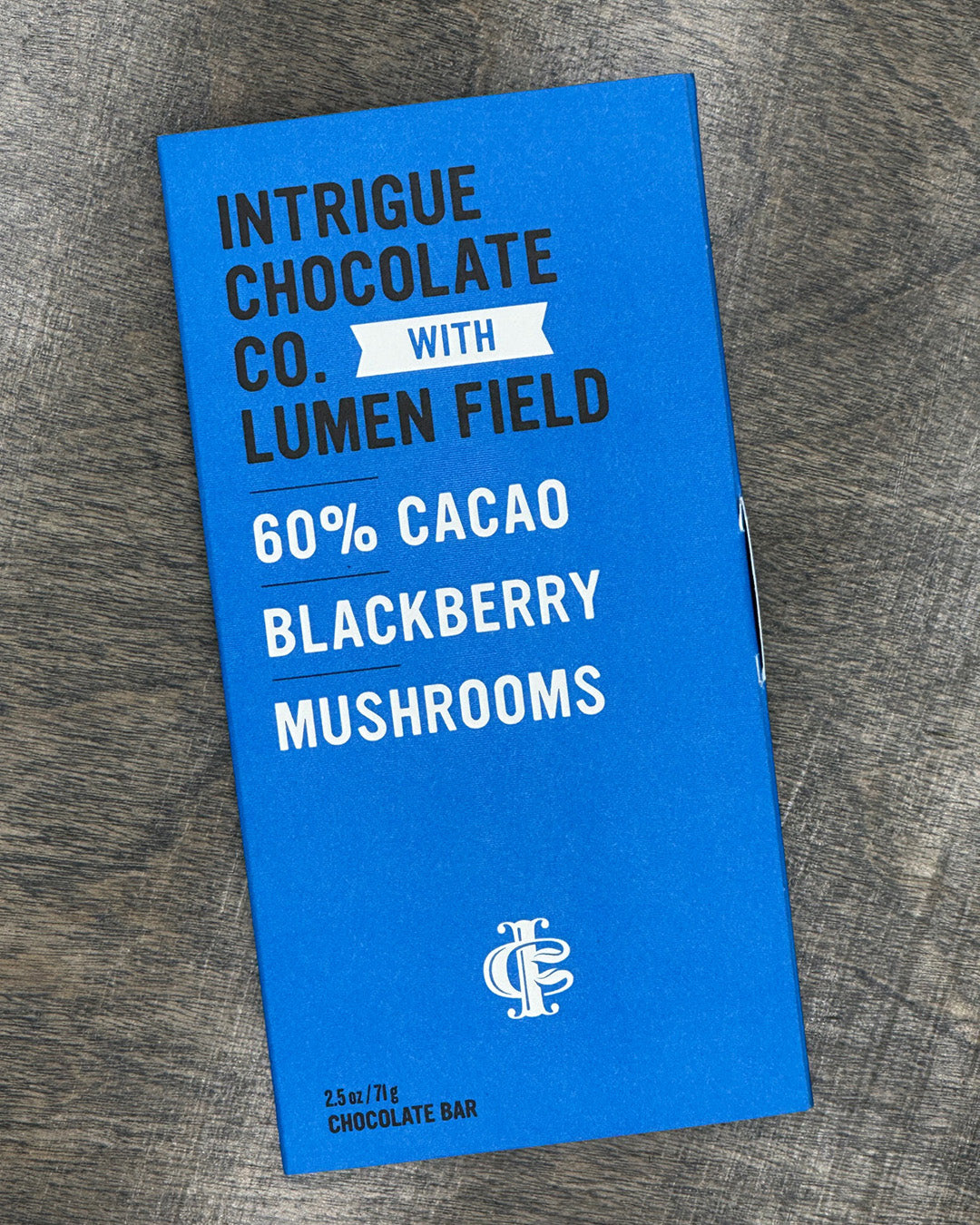 Introducing the Lumen Field x Intrigue Chocolate Co. Blackberry and Mushroom Chocolate Bar: A Flavor Touchdown!