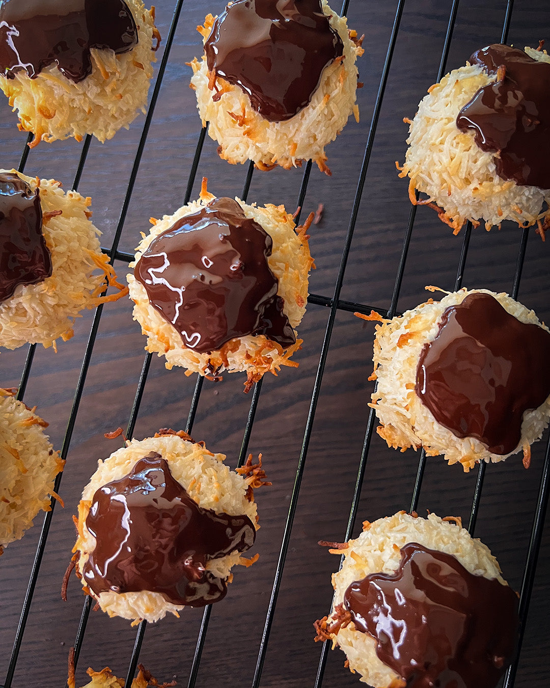 Coconut Macaroon Topped with Lavender Spiced Bar