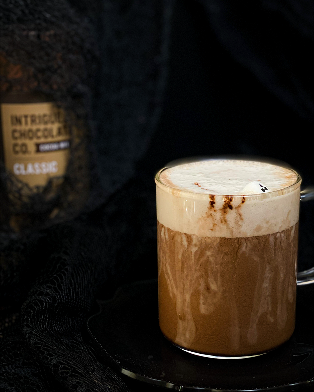 Spiked Coconut Hot Cocoa for Hallow's Eve