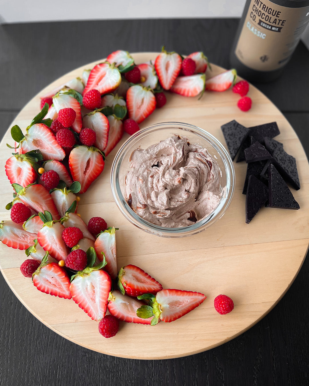 Chocolate Bourbon Whipped Cream
