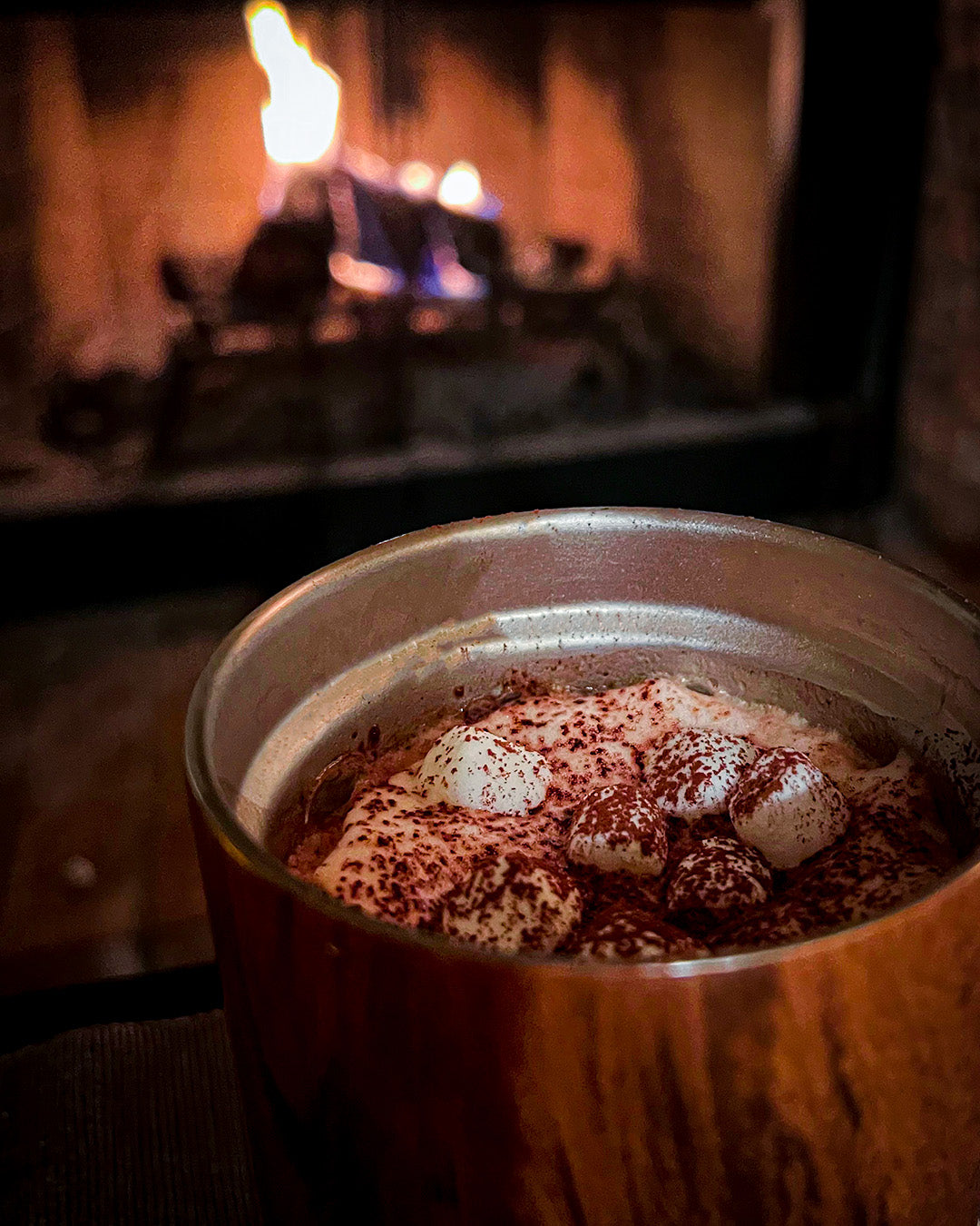 Mint Brandy Hot Chocolate