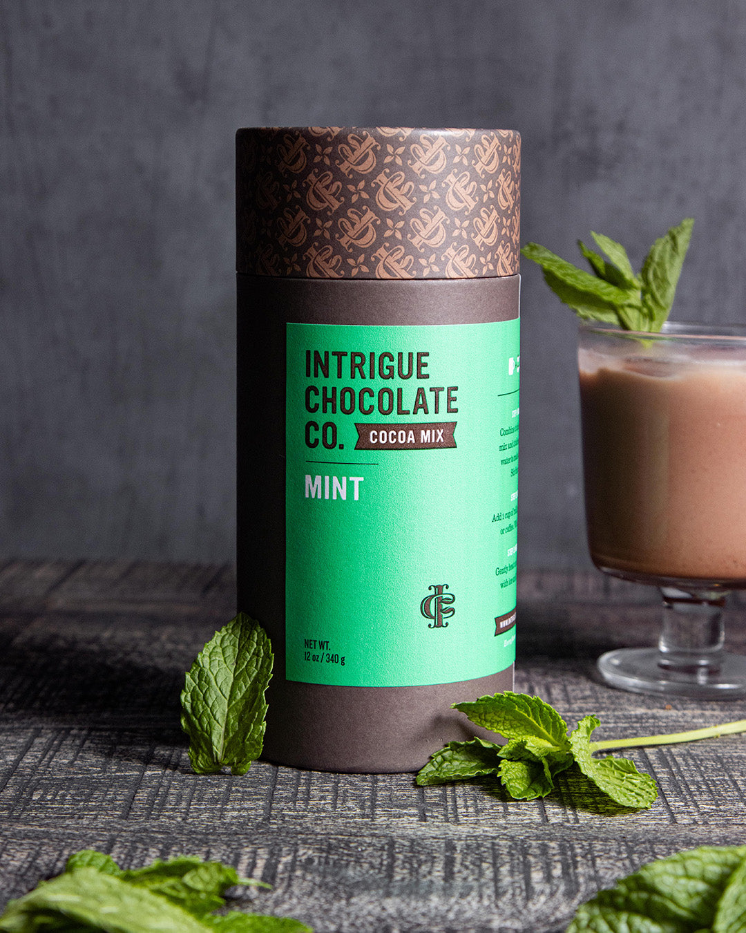 Mint Hot Cocoa Mix - Intrigue Chocolate Co.
