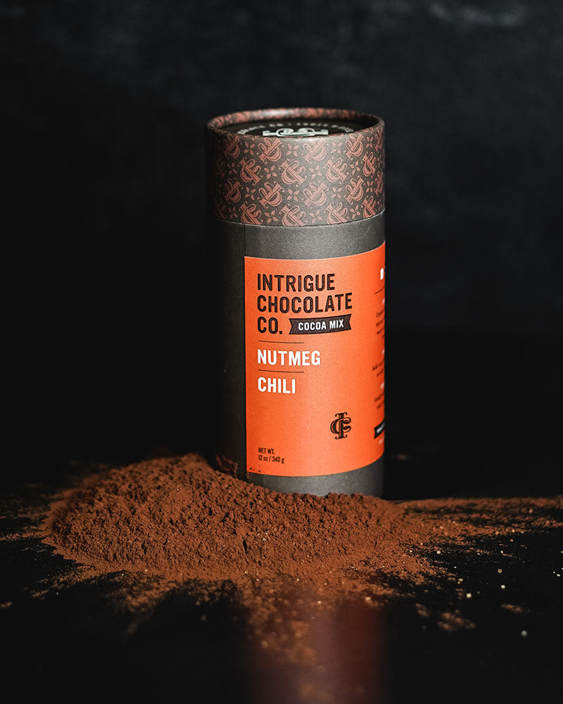 Nutmeg & Chili Hot Cocoa Mix - Intrigue Chocolate Co.